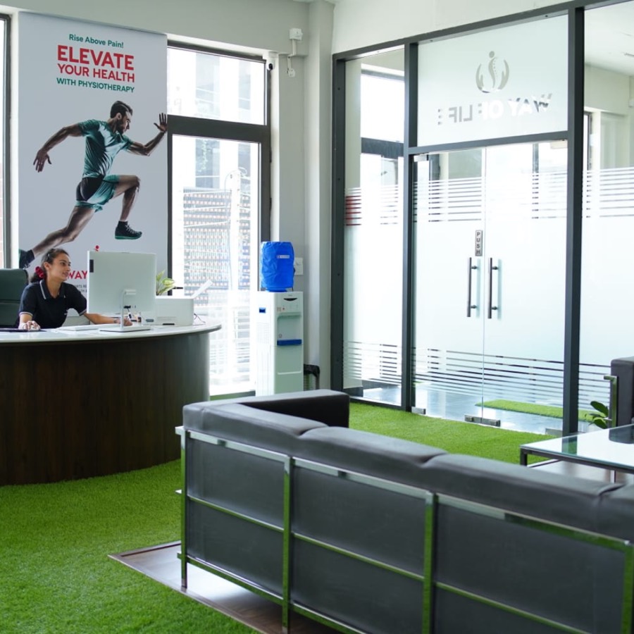 Way of Life clinic reception and waiting area
